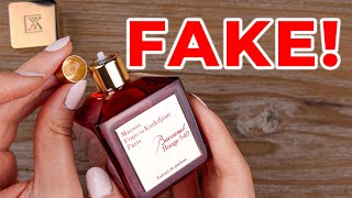 FAKE fragrance Baccarat Rouge 540 DONT GET SCAMMED Looks Like 393 Original [upl. by Rehposirhc]