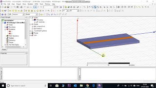 Design and Simulation of 50 Ω microstrip line using HFSS [upl. by Haeckel]