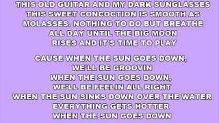 On Screen Lyrics Kenny Chesney  When The Sun Goes Down [upl. by Flita]