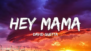 David Guetta  Hey Mama Lyrics [upl. by Charlet]