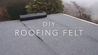 DIY Bitumen roofing felt [upl. by Saudra]