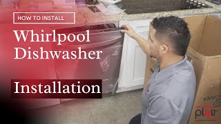 How To Install A Whirlpool Dishwasher  Installation [upl. by Aleakim]