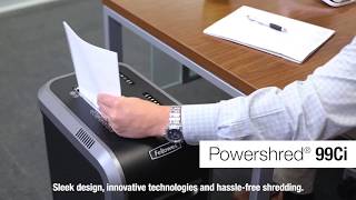 Fellowes Powershred 99Ci Shredder  Product Overview [upl. by Atse]