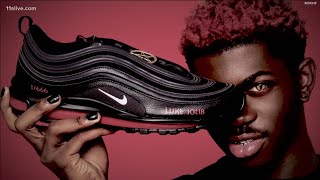 Nike denies involvement with Lil Nas X viral debut of Satan Shoes containing human blood [upl. by Badger]