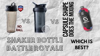 Which Shaker Bottle is the BEST  Shakesphere vs Blender Bottle vs Helimix [upl. by Akimas]