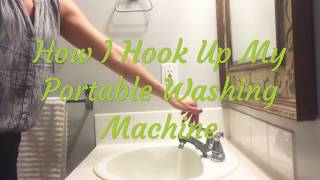 How To Hook Up A Portable Washer [upl. by Fisher]