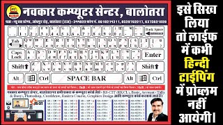 Hindi Typing Kaise Kare ll हिंदी टाइपिंग कैसे करे ll Basic Computer Course [upl. by Dowd]