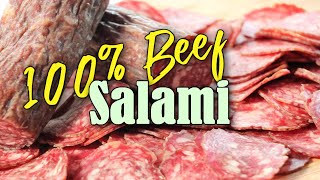 Making a 100 Beef Salami [upl. by France]