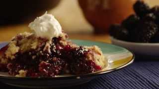 How to Make Blackberry Cobbler  Blackberry Cobbler Recipe  Allrecipescom [upl. by Joycelin]