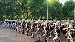 HM Royal Marines Massed Bands  Beating Retreat 2022 [upl. by Neiman]