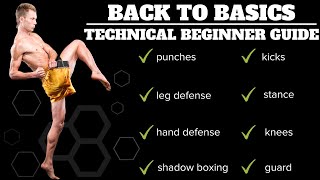 Back To Basics  Technical Beginners Guide To Kickboxing [upl. by Aspa]