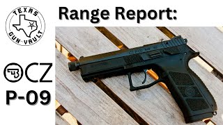 Range Report CZ P09 Tactical [upl. by Nylzaj816]