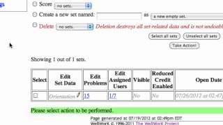 WeBWorK Assigning an Orientation problem set [upl. by Carry]