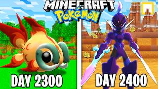 I Survived 2400 Days in Minecraft POKEMON [upl. by Eniretak]