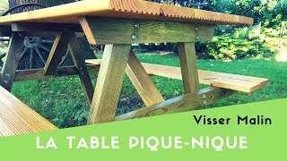 Comment fabriquer une table pique nique  EP38 [upl. by Suisyola788]