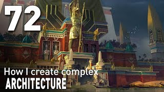 CONCEPT ART Architectural Scenes Process [upl. by Yrennalf946]