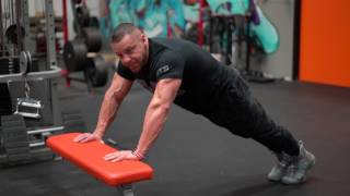 How to do an Incline Pushup  Tiger Fitness [upl. by Hurd]