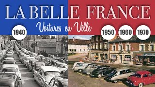 LA BELLE FRANCE  Voitures anciennes en Ville  Années 1950  1960  1970 [upl. by Darb220]