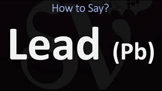 How to Pronounce Lead HEAVY METAL [upl. by Temp]