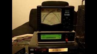 Digital SWR  Power meter amp Daiwa CN801 TESTMPG [upl. by Nortad294]