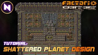 SHATTERED PLANET Designing The Perfect Spaceship  Factorio SPACE AGE Tutorial [upl. by Naimed234]