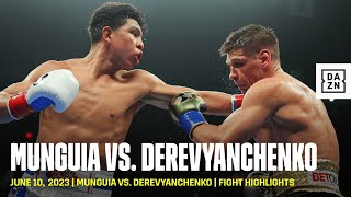 HIGHLIGHTS  Jaime Munguia vs Sergiy Derevyanchenko [upl. by Akiaki]