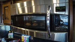 RV Quick Tip  How to Use a Microwave Convection Oven [upl. by Motch732]