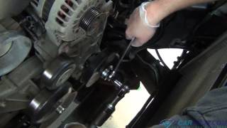 POWER STEERING PUMP PULLEY REMOVAL [upl. by Mortensen]