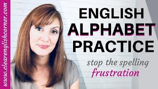 How to Say English Letters American English Alphabet Pronunciation [upl. by Oiciruam]