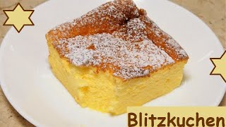 Blitzkuchen VanilleJoghurtkuchen Vanilla yogurt cake [upl. by Natanoj224]