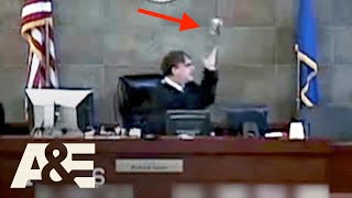 Angry Judge Throws Book After Juror Tries to Get Out of Jury Duty  Court Cam  AampE [upl. by Votaw842]