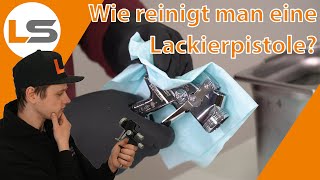 Lackierpistole richtig reinigen  LACKSTORE [upl. by Ruyle]