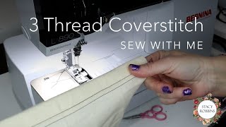 3 Thread Coverstitch  Bernina L890 [upl. by Teerprug]