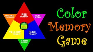 Color Memory Game For Kids [upl. by Jochebed]