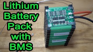 How to build an 18650 Lithium Battery Pack with BMS [upl. by Phillipe]