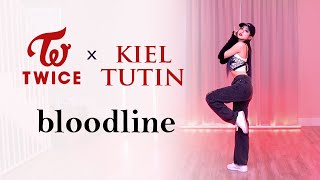 TWICE X Kiel Tutin  “bloodline Ariana Grande” Dance Cover  Ellen and Brian [upl. by Zachery]