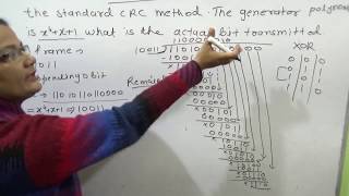 CRC in Computer Network  Cyclic Redundancy Check  Example Computer Network [upl. by Havot]