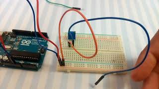 Control Led With POTENTIOMETER baoter 3296 Arduino 2018 [upl. by Sirref]