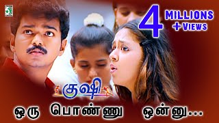 Oru Ponnu Onnu From Kushi  Vijay  Jyothika  Deva [upl. by Missak]