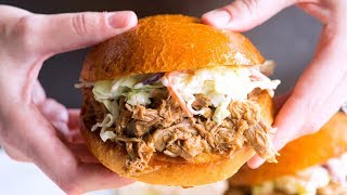 Perfect Slow Cooker Pulled Pork Recipe [upl. by Nollad]