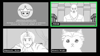 quotIm Not A Catquot Ace Attorney Animatic [upl. by Vickie]