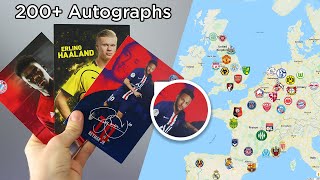 I Asked Every Football Club In Europe For Autographs [upl. by Hterrag]