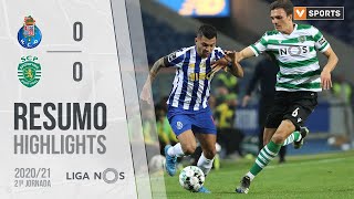 Highlights  Resumo FC Porto 00 Sporting Liga 2021 21 [upl. by Ruffo518]