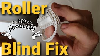 ROLLER BLIND FIX how to fix a blackout blind  4K [upl. by Enutrof]