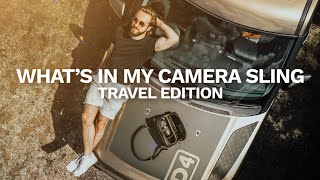 Whats in my camera sling TRAVEL EDITION [upl. by Yht]