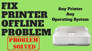 Fix Printer Offline Problem [upl. by Merla]