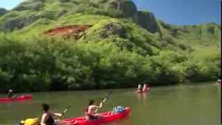 KauaiHidden Valley Falls Kayak [upl. by Ebehp]