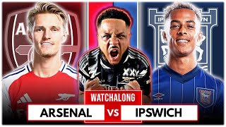 Arsenal 10 Ipswich  Premier League  Watchalong W Troopz [upl. by Broddy361]