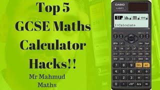 Top 5 GCSE Maths Calculator hacks with exam questions example  Calculator paper 2 and 3 Revision [upl. by Hola619]