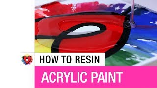 How To Resin Acrylic Paint [upl. by Nomzed]